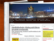 Tablet Screenshot of mannis-shoutbox.de